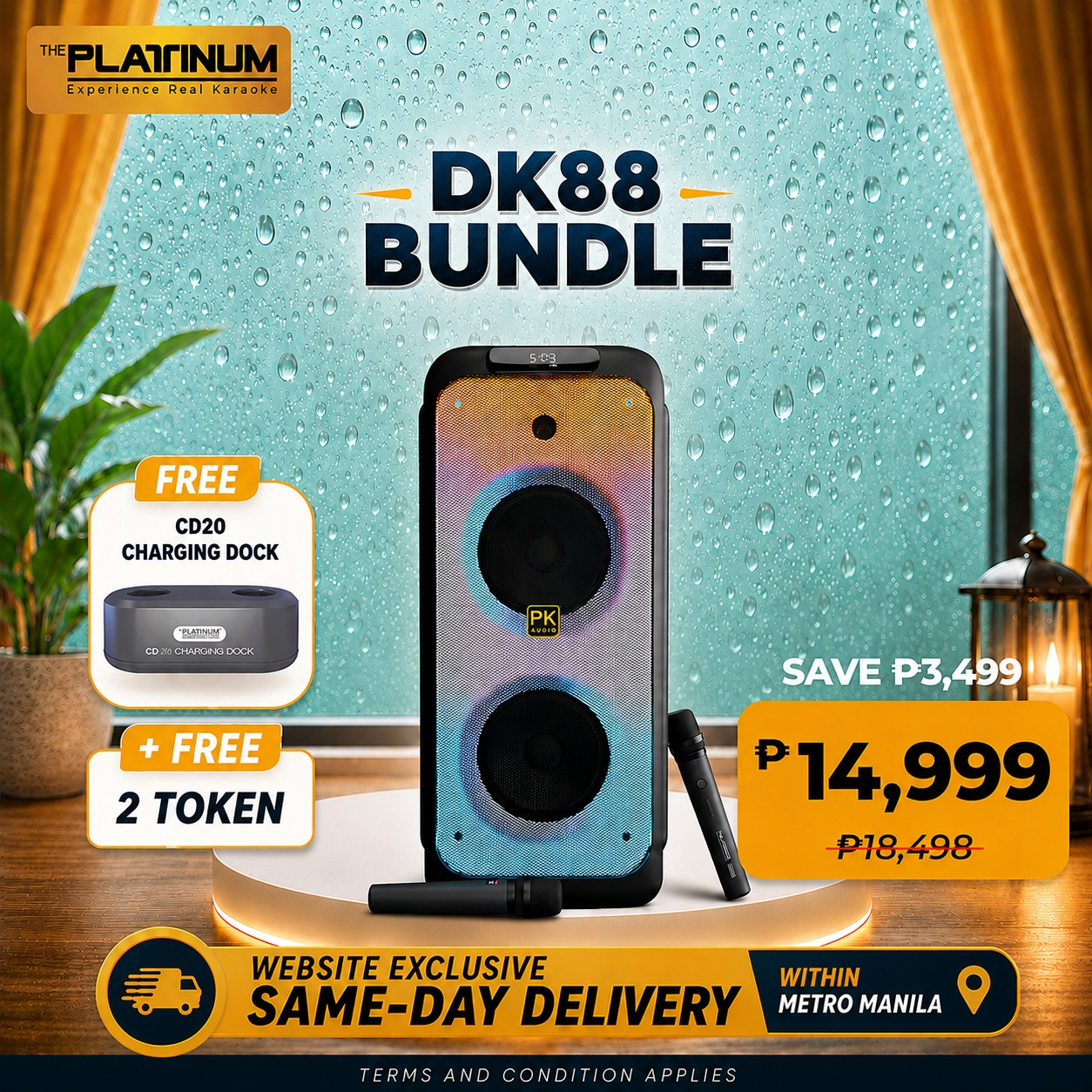 DK88 + Free 2 Token with CD20 Bundle