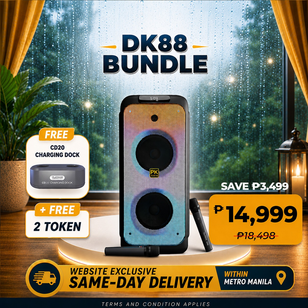DK88 + Free 2 Token with CD20 Bundle