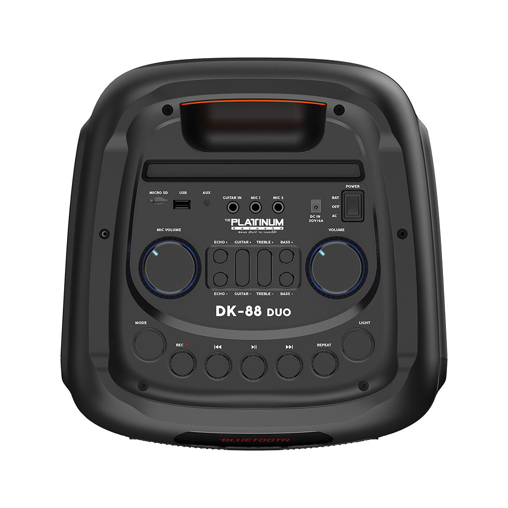platinum karaoke dk88 top view