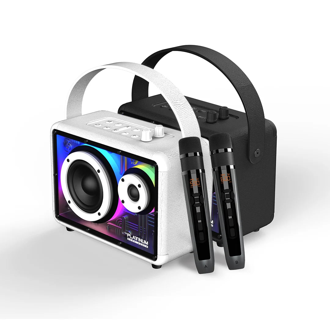 APOLLO PRO Portable BT Speaker with UHF Microphones and Echo effect
