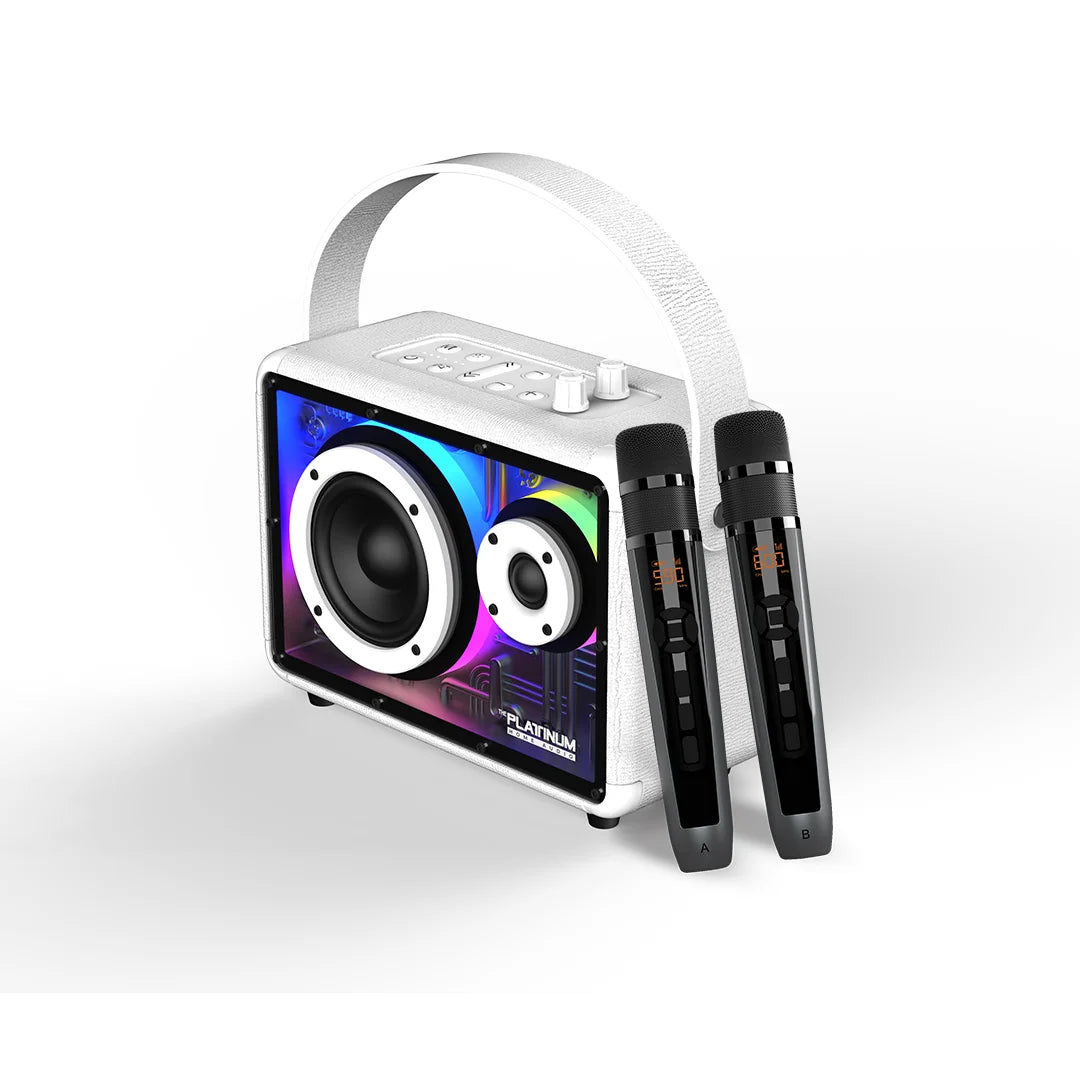 APOLLO PRO Portable BT Speaker with UHF Microphones and Echo effect