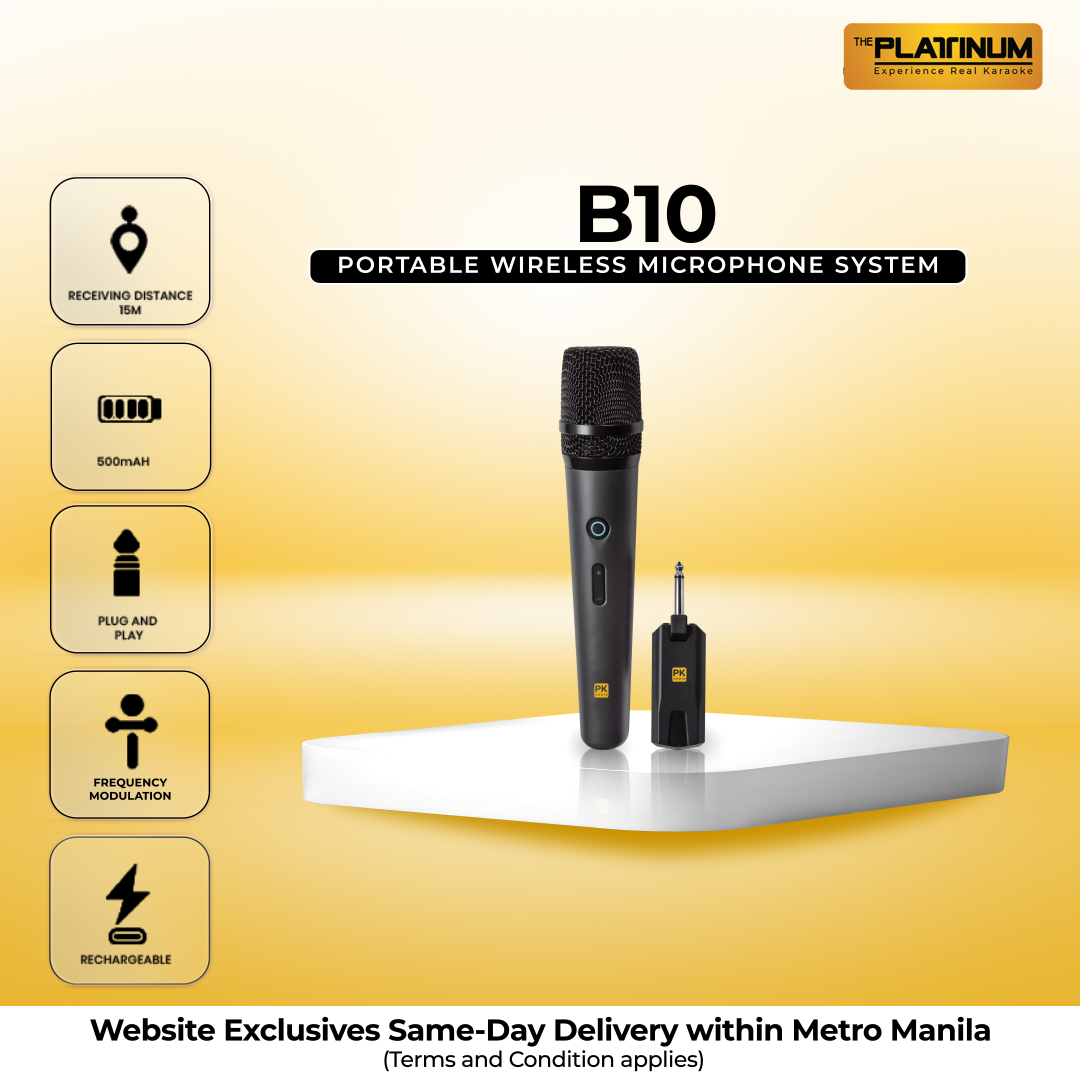 B10 PK-WMT2022 PORTABLE WIRELESS MICROPHONE SYSTEM