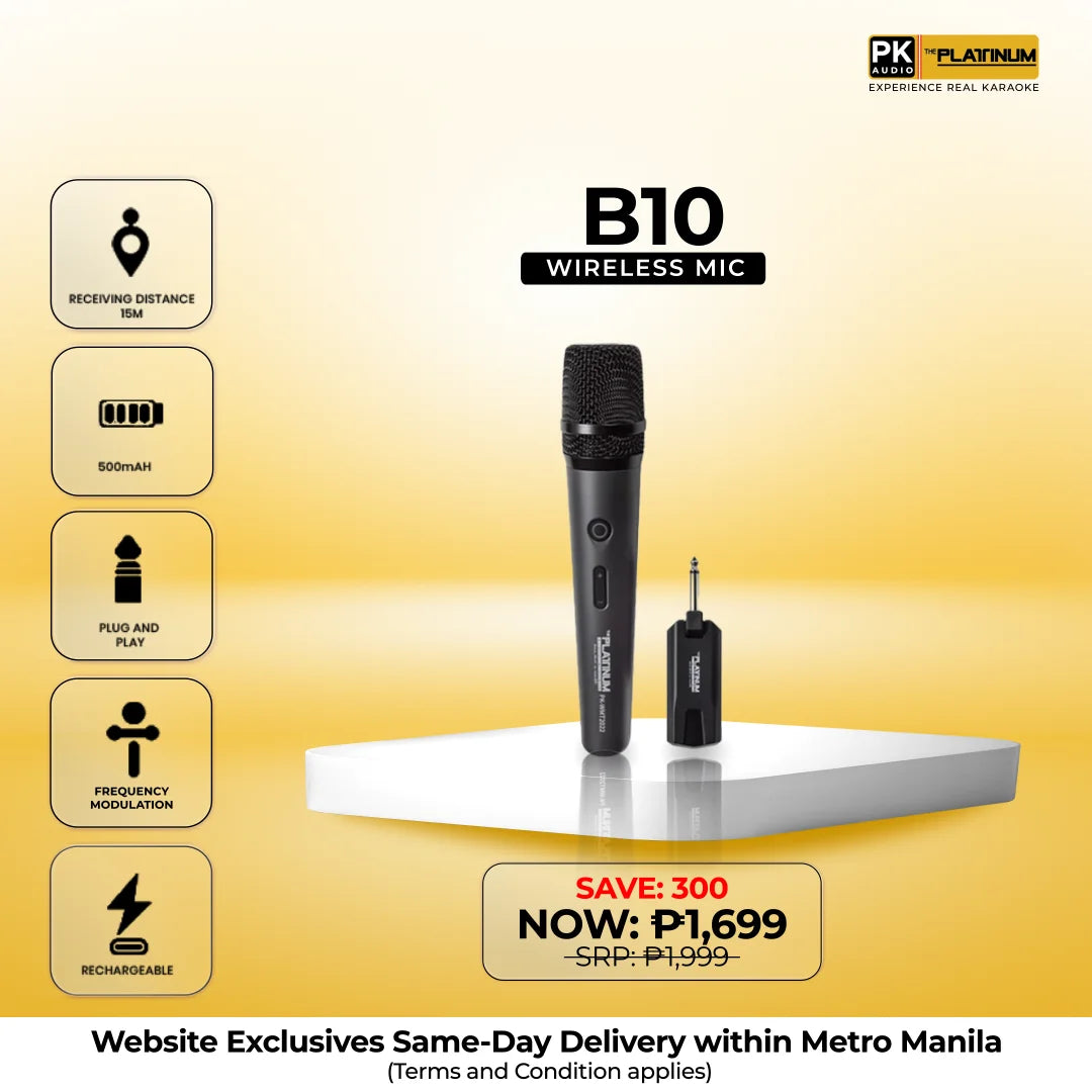 B10 Portable Wireless Microphone
