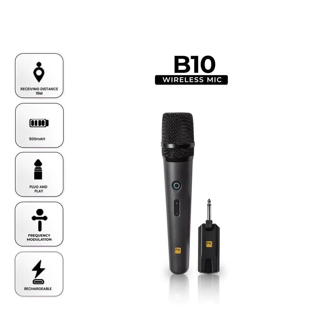 B10 PK-WMT2022 PORTABLE WIRELESS MICROPHONE SYSTEM