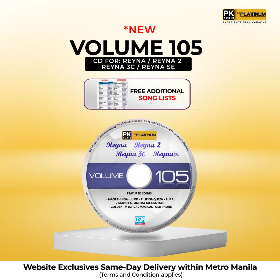 Volume 105 Reyna /2/3C/SE