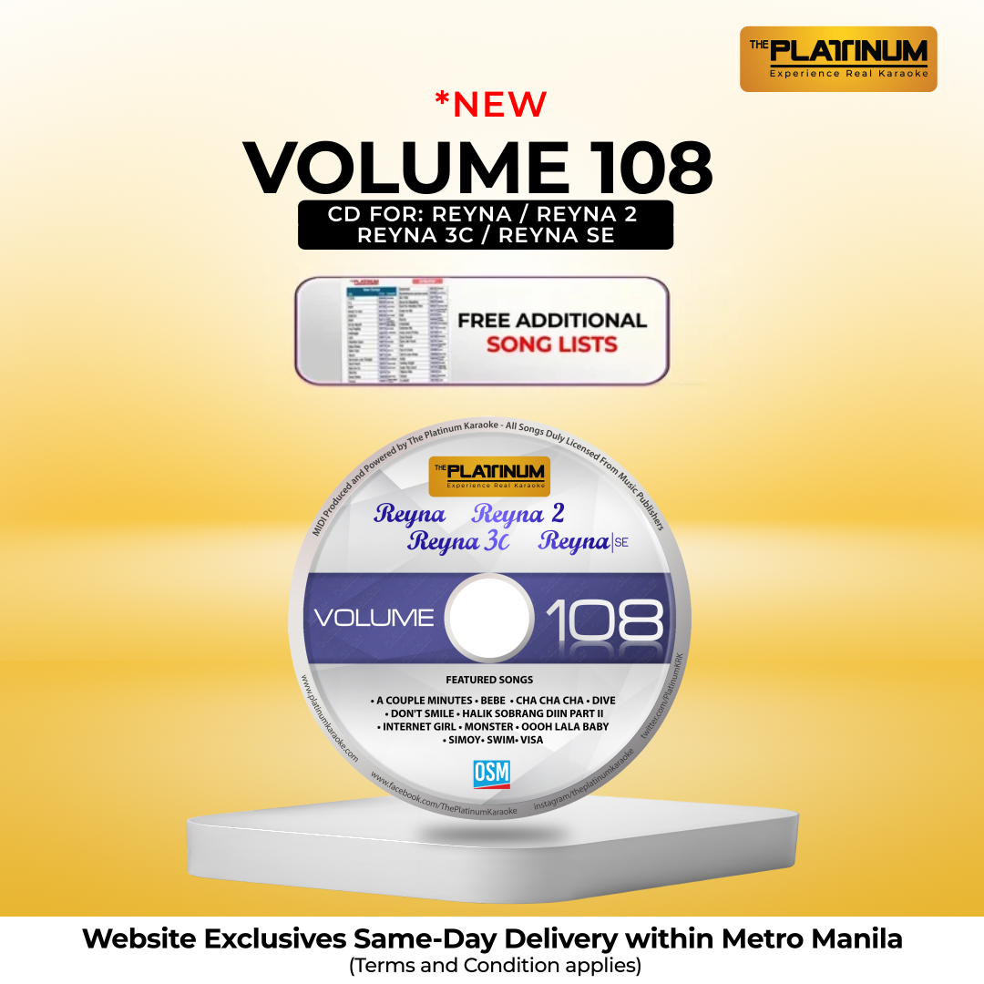 Volume 108 Reyna /2/3C/SE