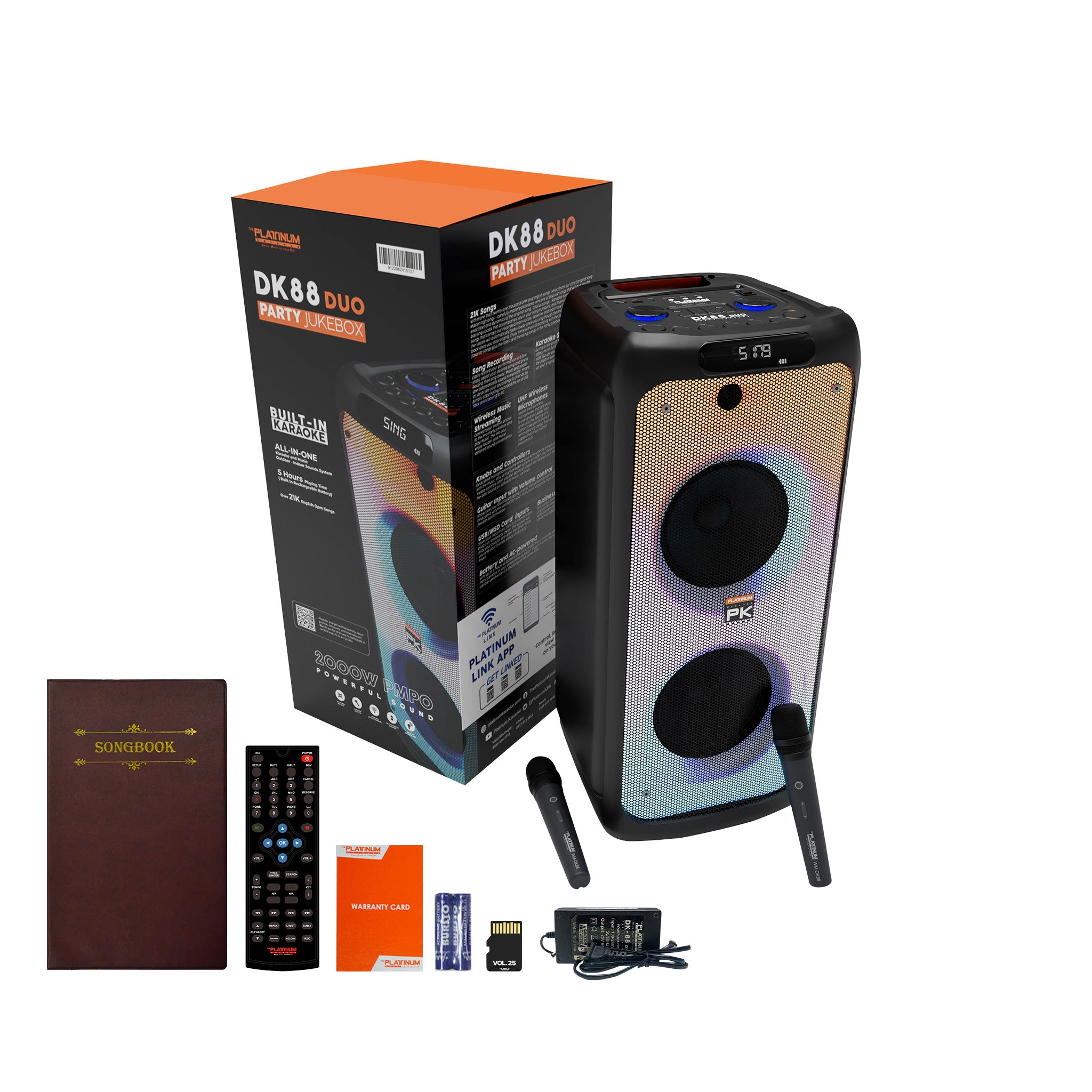platinum karaoke dk88 box