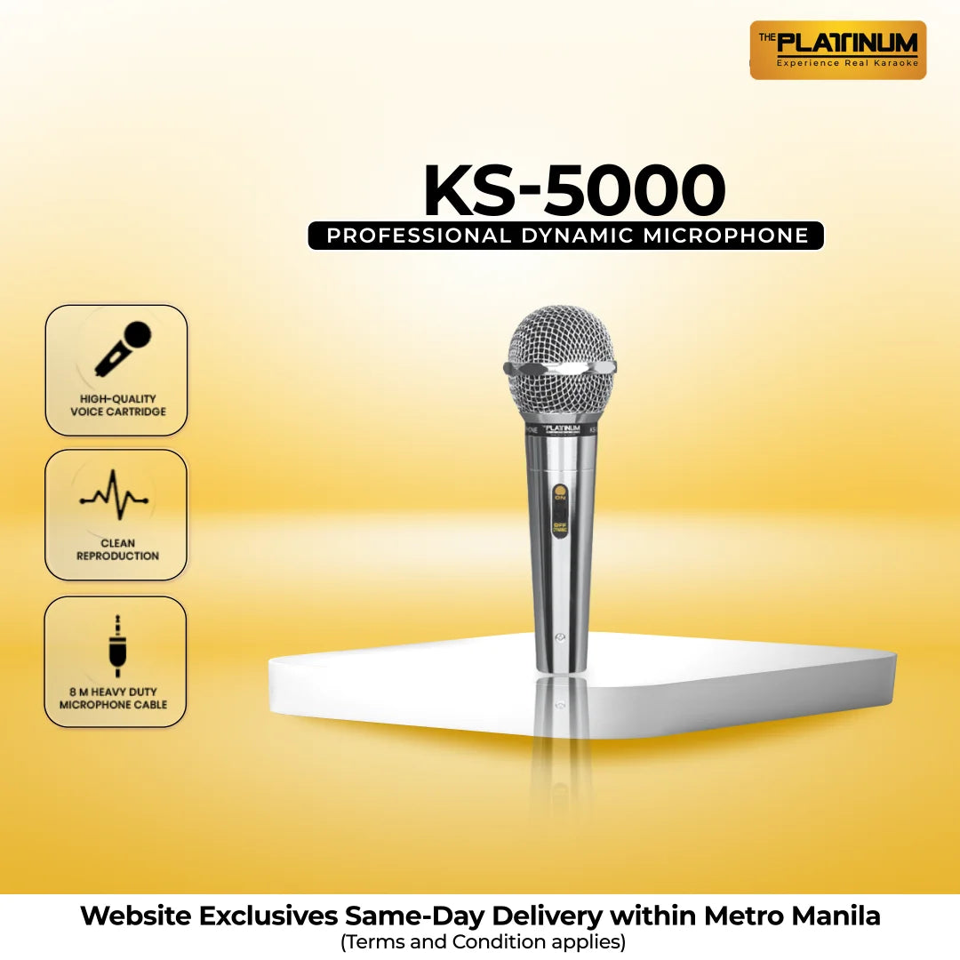 KS-5000 PROFESSIONAL DYNAMIC MICROPHONE