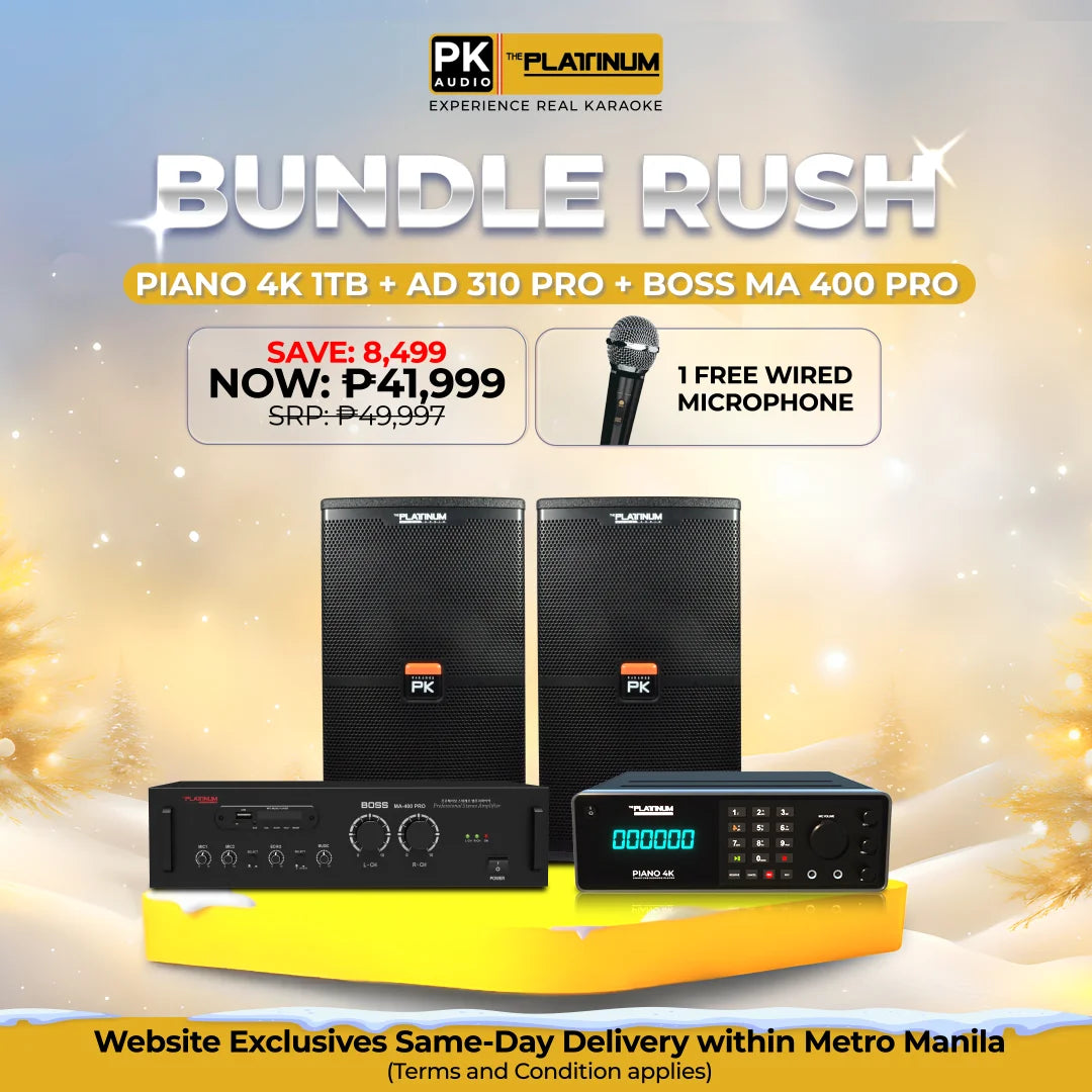 Piano 4K 1TB + AD-310 PRO + BOSS MA 400 PRO - Bundle Rush