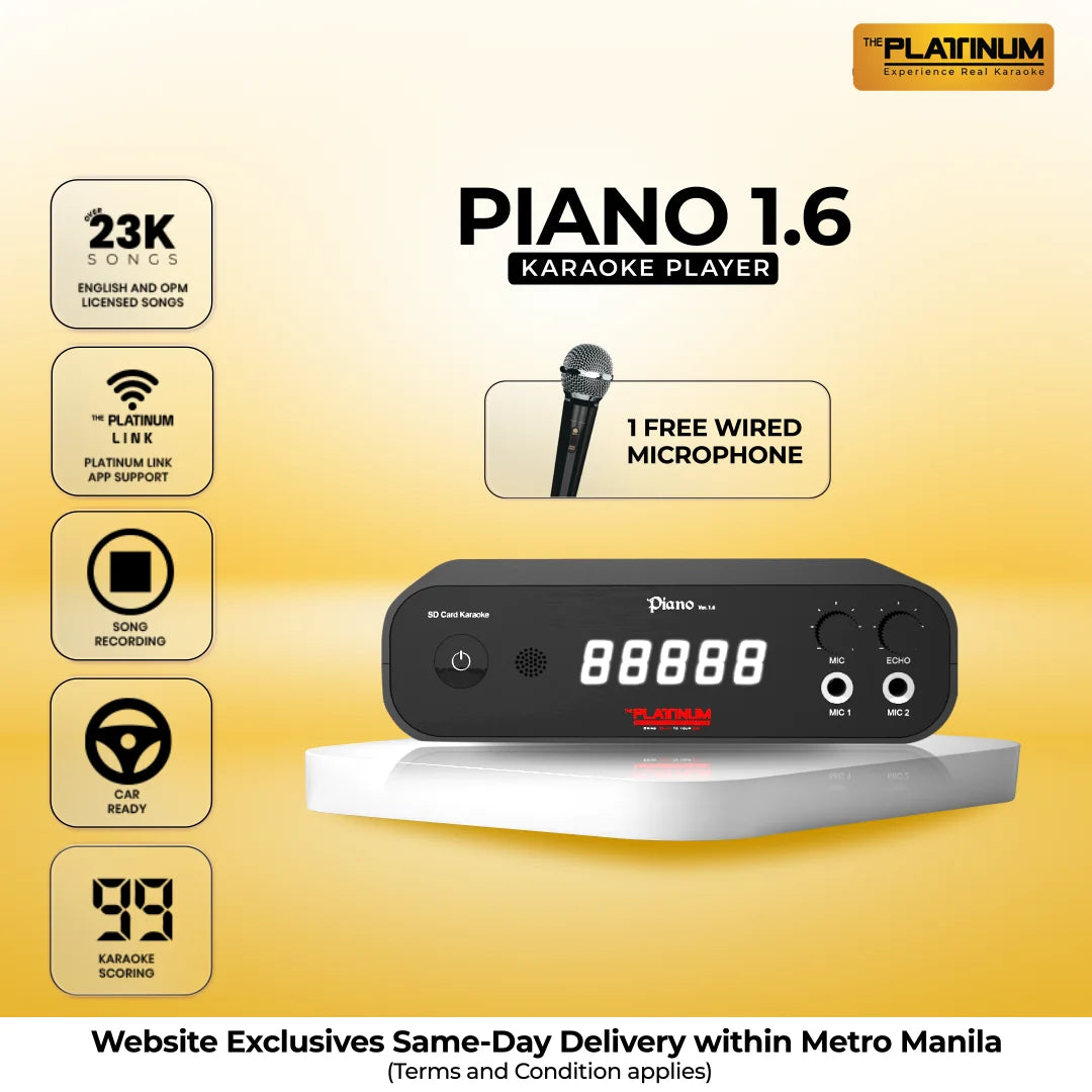 Piano 1.6 with Free Wired Microphone