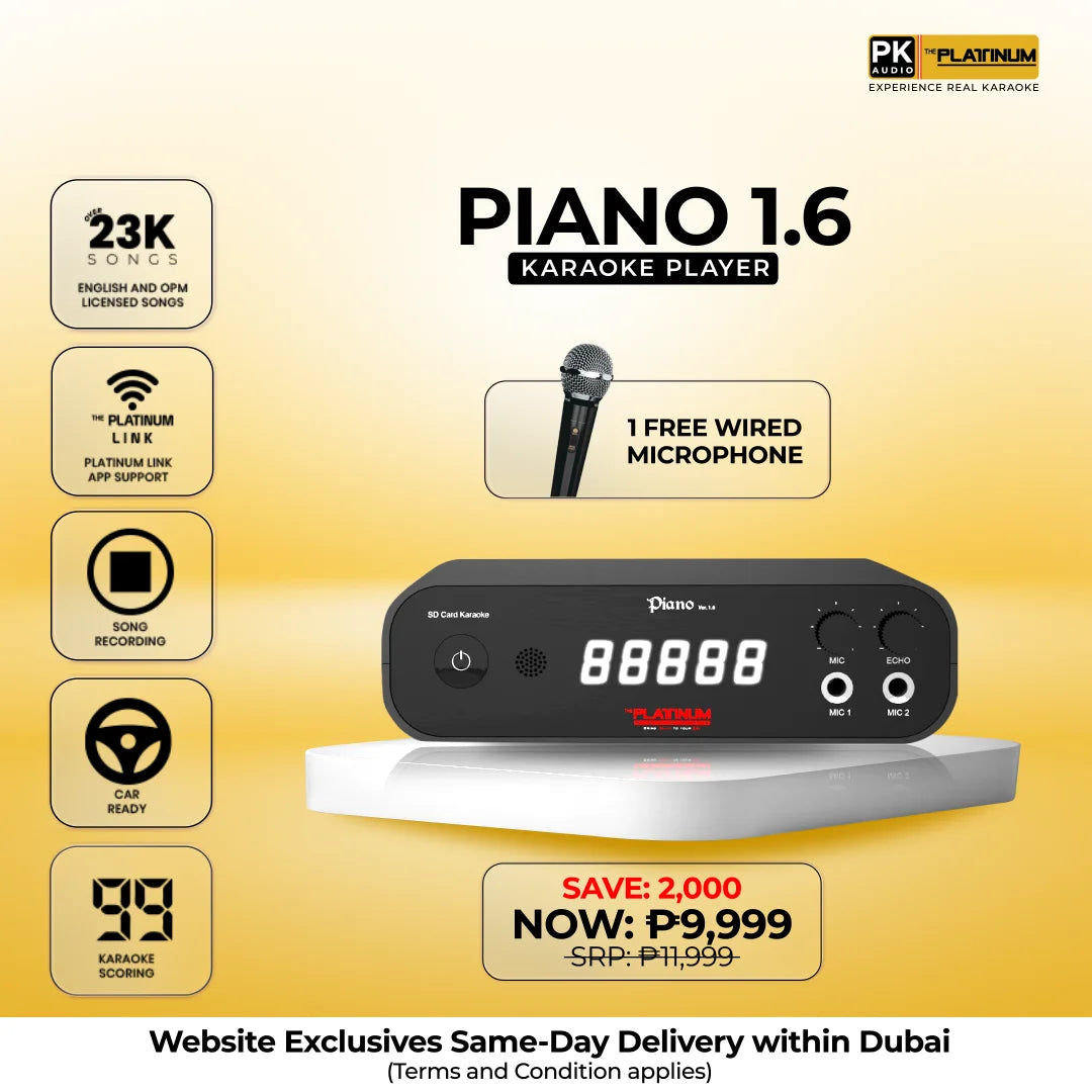 Piano 1.6 with Free Wired Microphone
