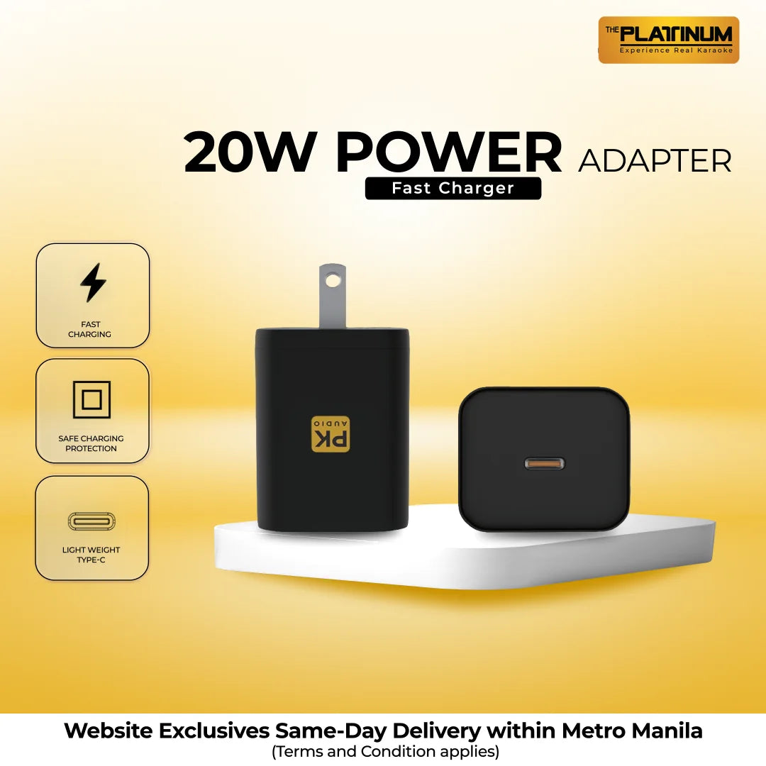 PK AUDIO 20W GaN Type C Fast charger power adapter