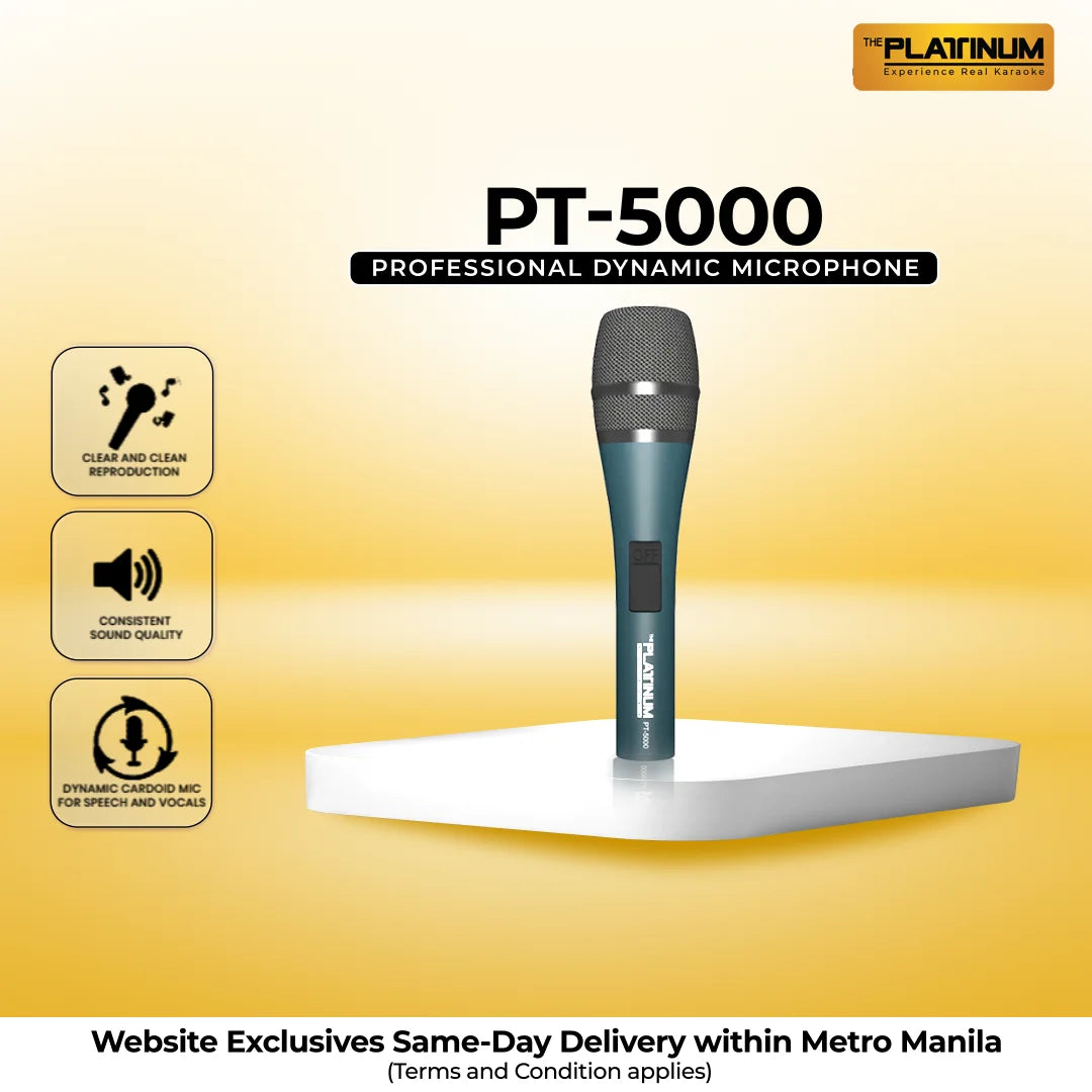 PT-5000 PROFESSIONAL DYNAMIC MICROPHONE
