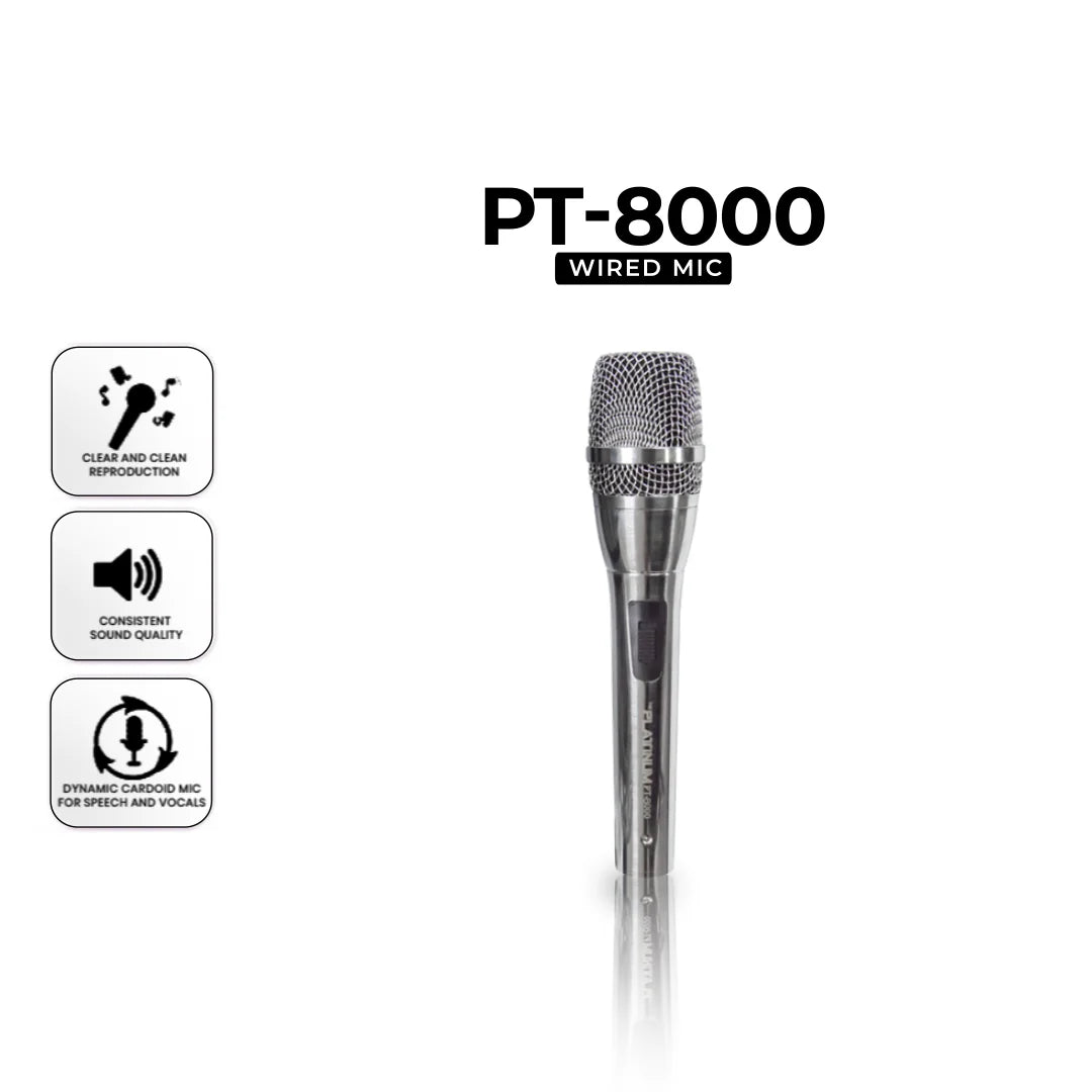 PT-8000 PROFESSIONAL DYNAMIC MICROPHONE