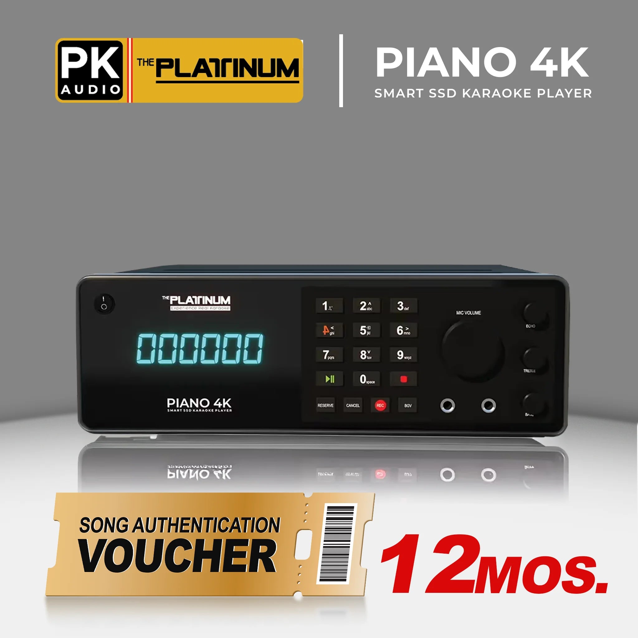 12 Months Song Authentication for Piano 4K