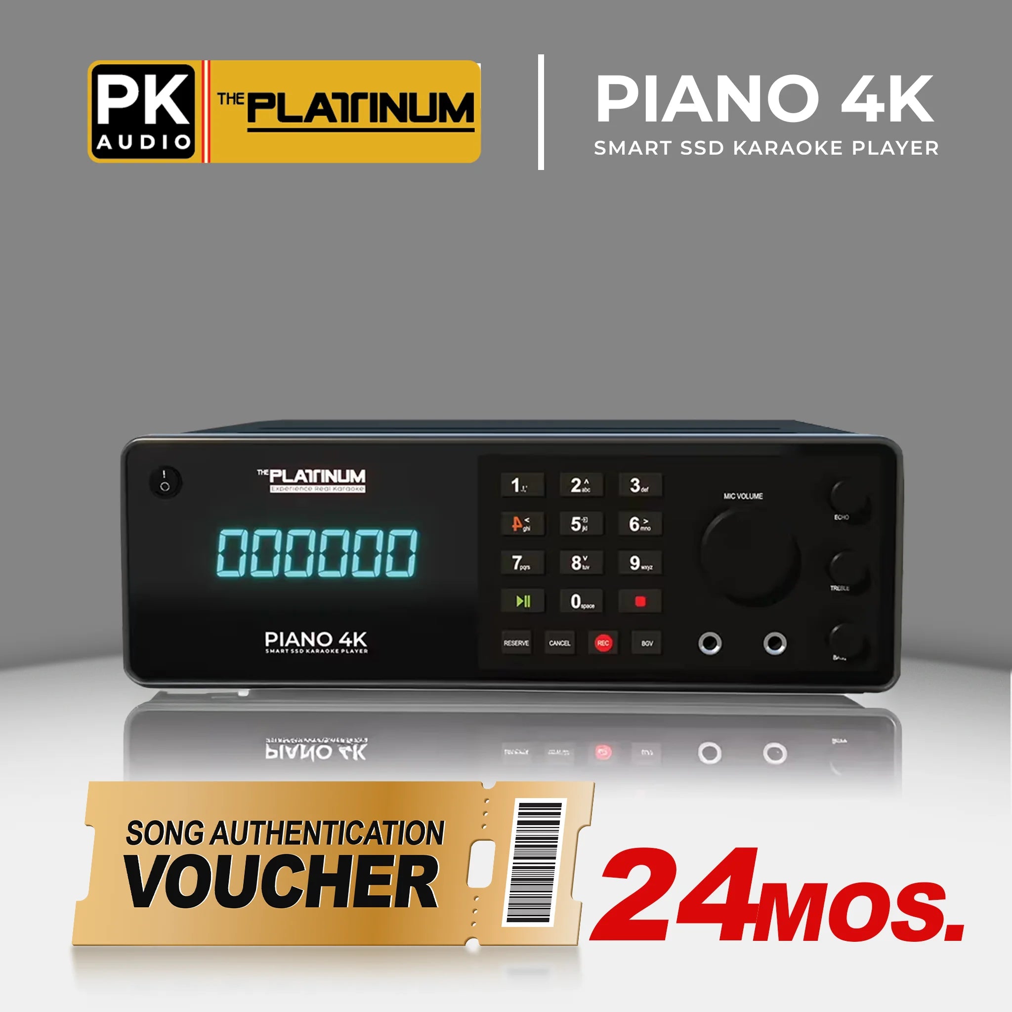 24 Months Song Authentication for Piano 4K