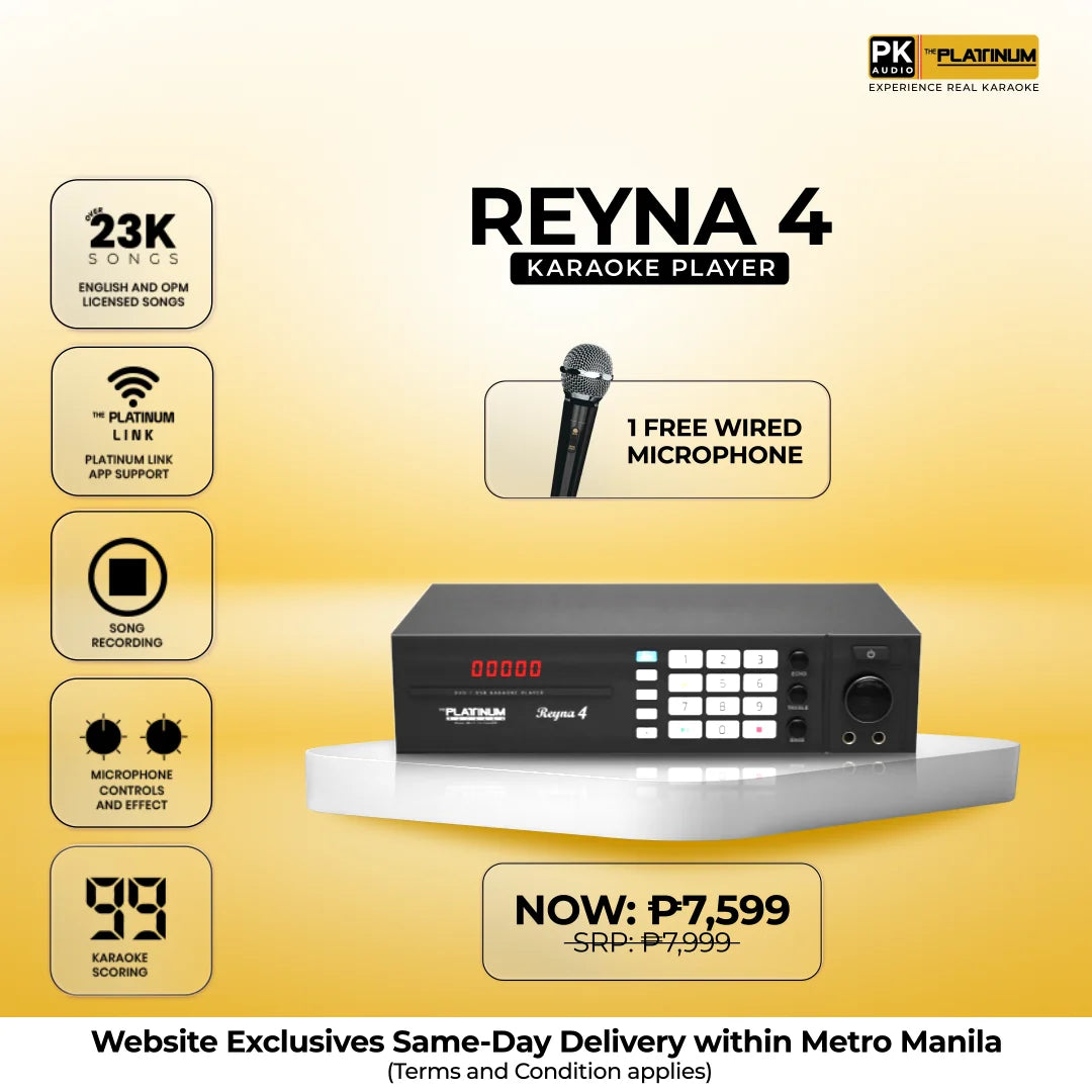 Reyna 4 with Free Wired Microphone