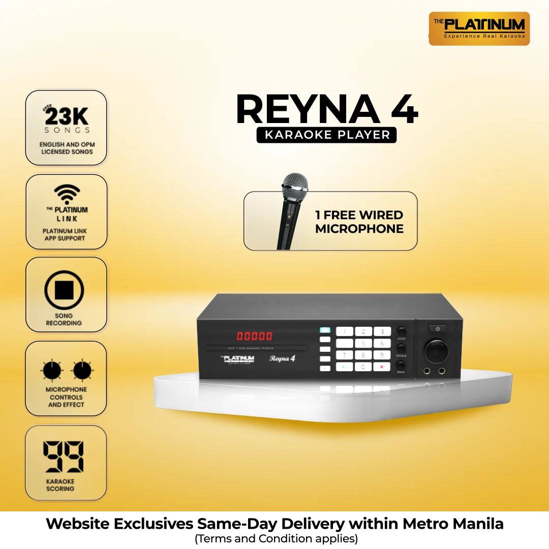 Reyna 4 with Free Wired Microphone
