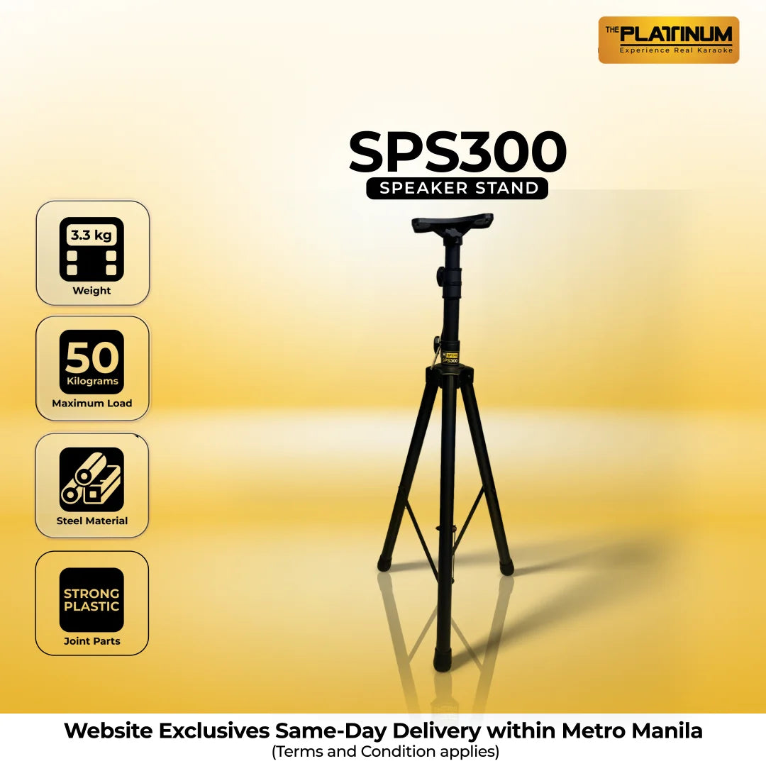 Platinum Karaoke SPS300 heavy duty speaker stand