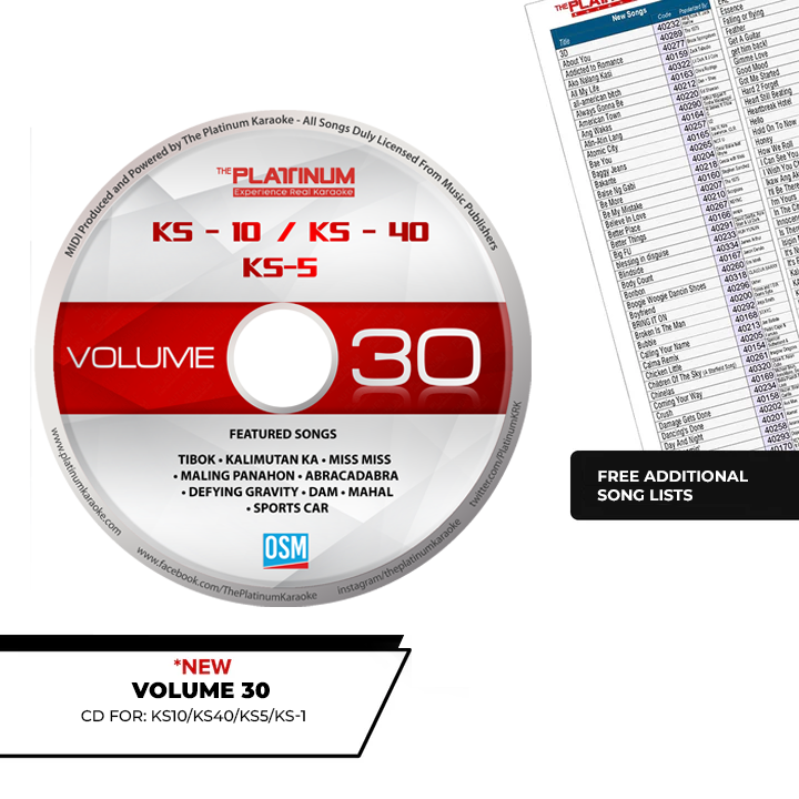 Volume 30 KS10/KS40/KS5/KS-1