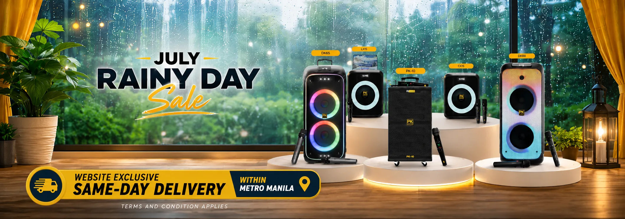 July Rainy Day Sale