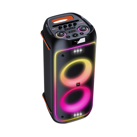 DK65 Duo Party Jukebox with Free Mic Charging Dock