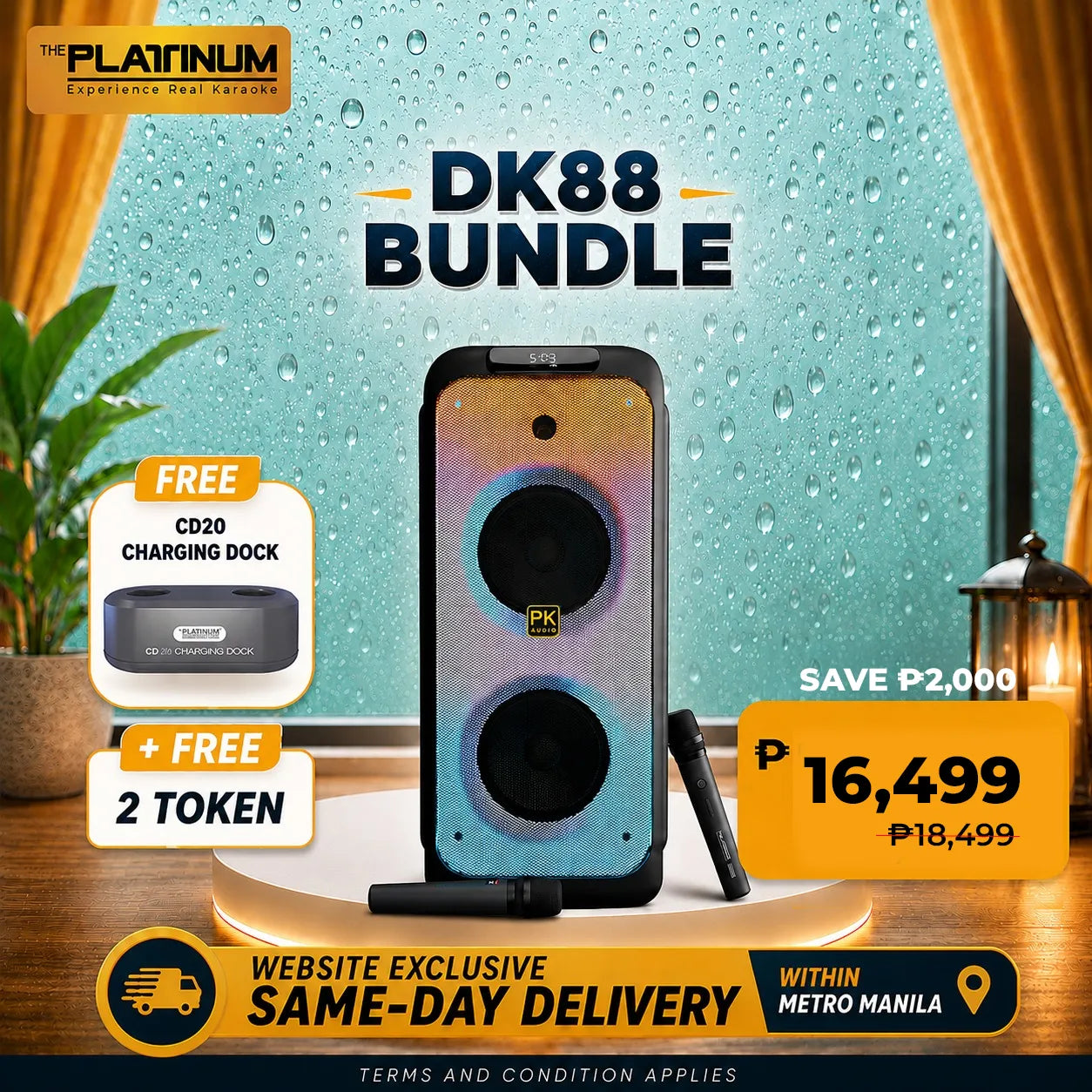 DK88 + Free 2 Token with CD20 Bundle