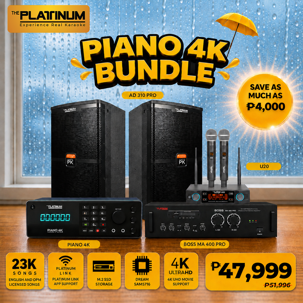 Piano 4K 128GB + AD-310 PRO + BOSS MA 400 PRO + U20 - Bundle