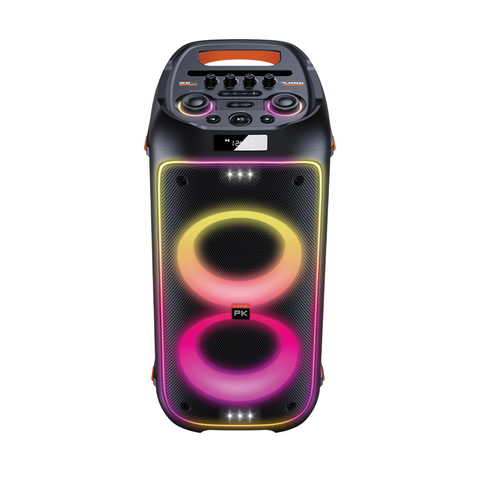 DK65 Duo Party Jukebox with Free Mic Charging Dock