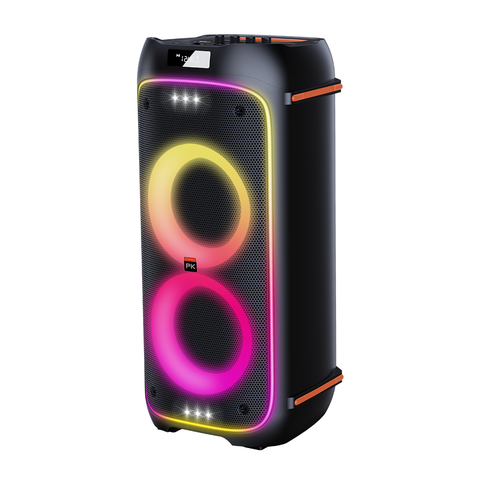 DK65 Duo Party Jukebox with Free Mic Charging Dock