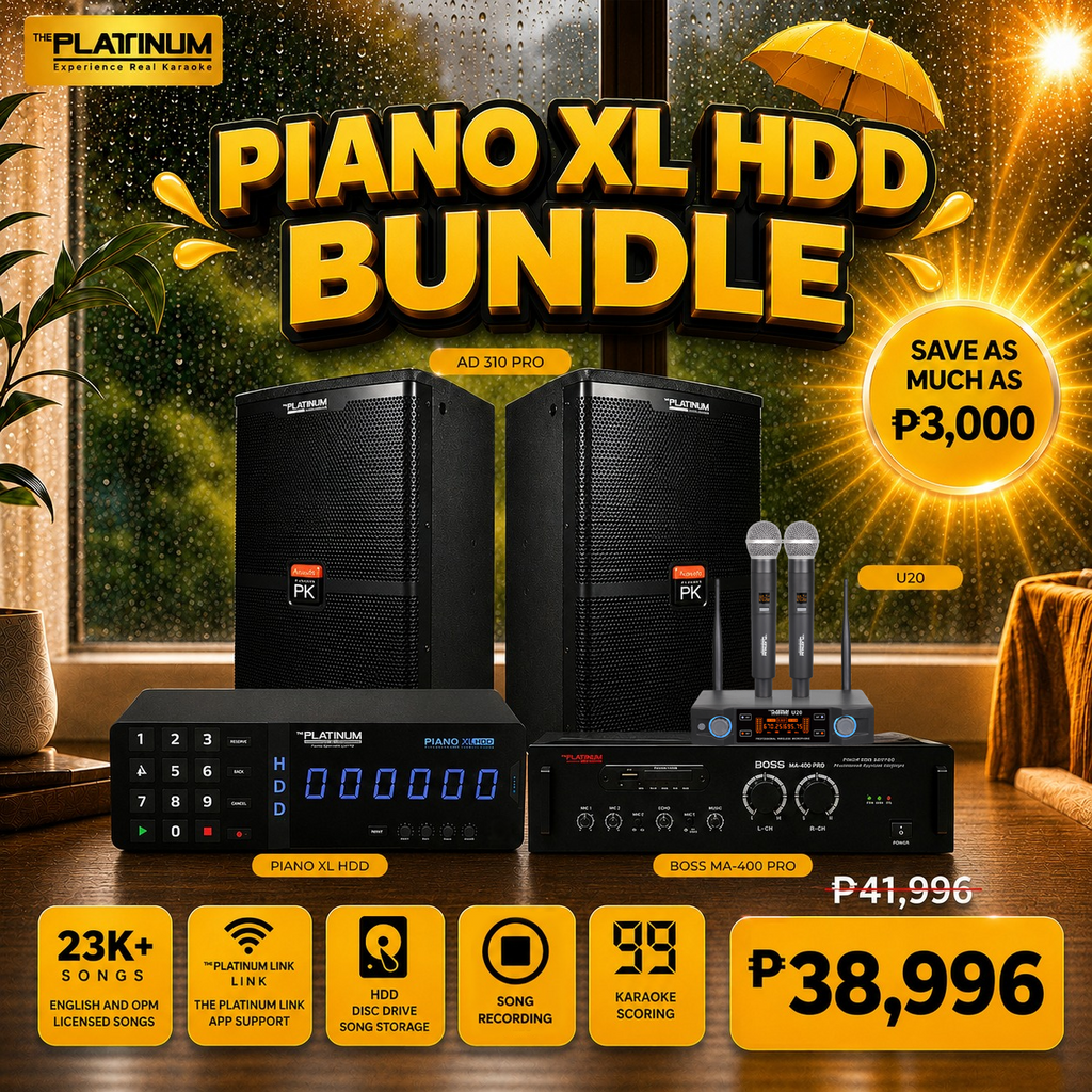 Piano XL HDD + AD-310 PRO + BOSS MA 400 PRO + U20 - Bundle