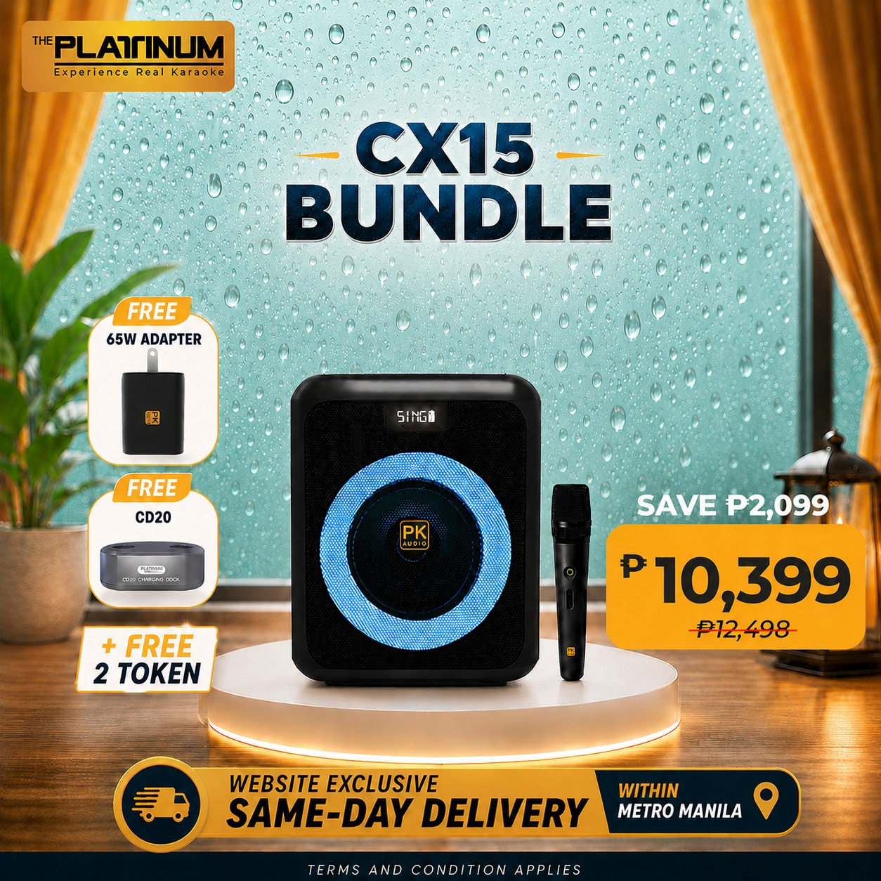 CX15 + Free 2 Token with 65W adapter and CD20 Bundle