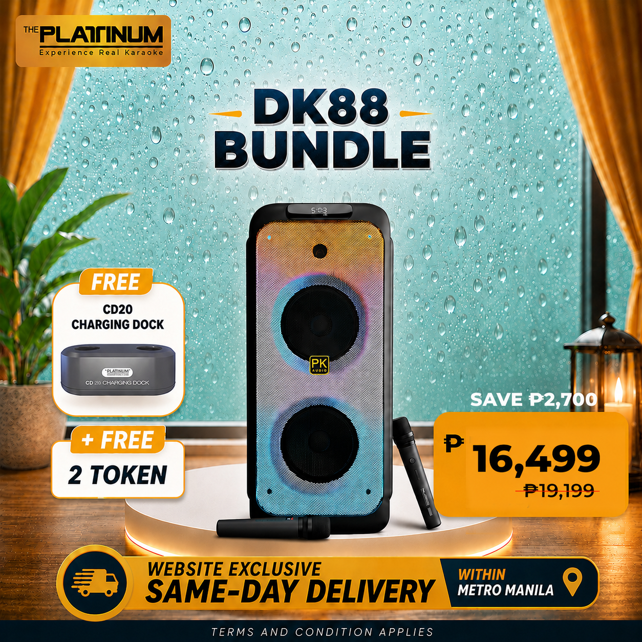 DK88 + Free 2 Token with CD20 Bundle