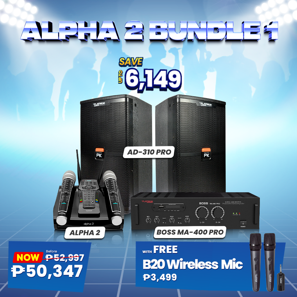 Alpha 2 Bundle with AD-310 Pro and BOSS MA-400 Pro