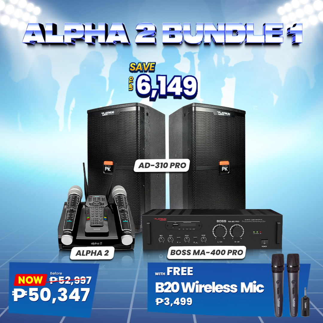 Alpha 2 Bundle with AD-310 Pro and BOSS MA-400 Pro