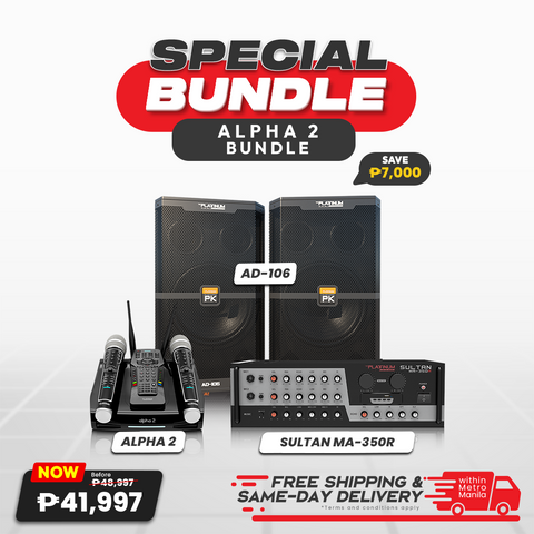 Alpha 2 Bundle with AD-106 and SULTAN MA-350R