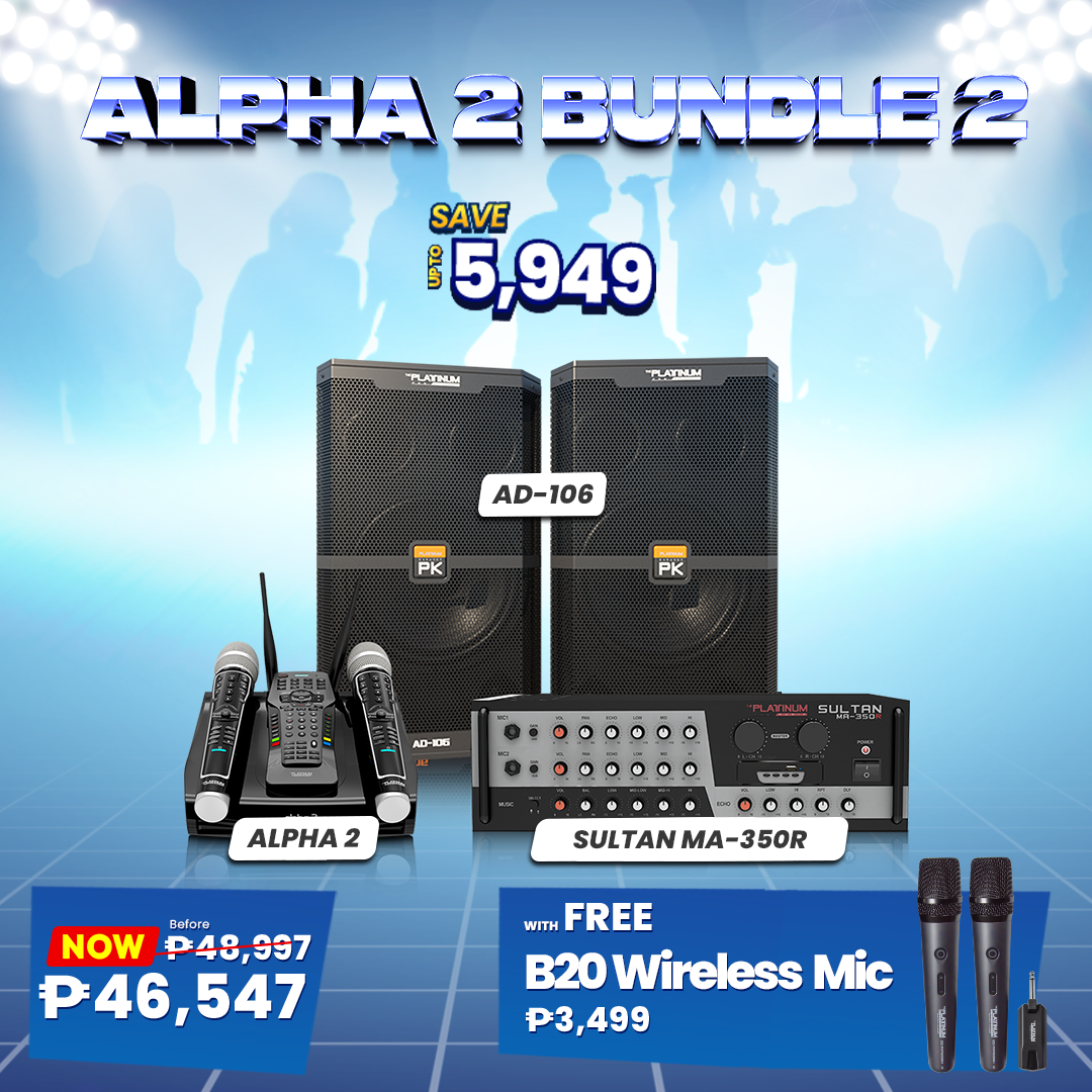 Alpha 2 Bundle with AD-106 and SULTAN MA-350R