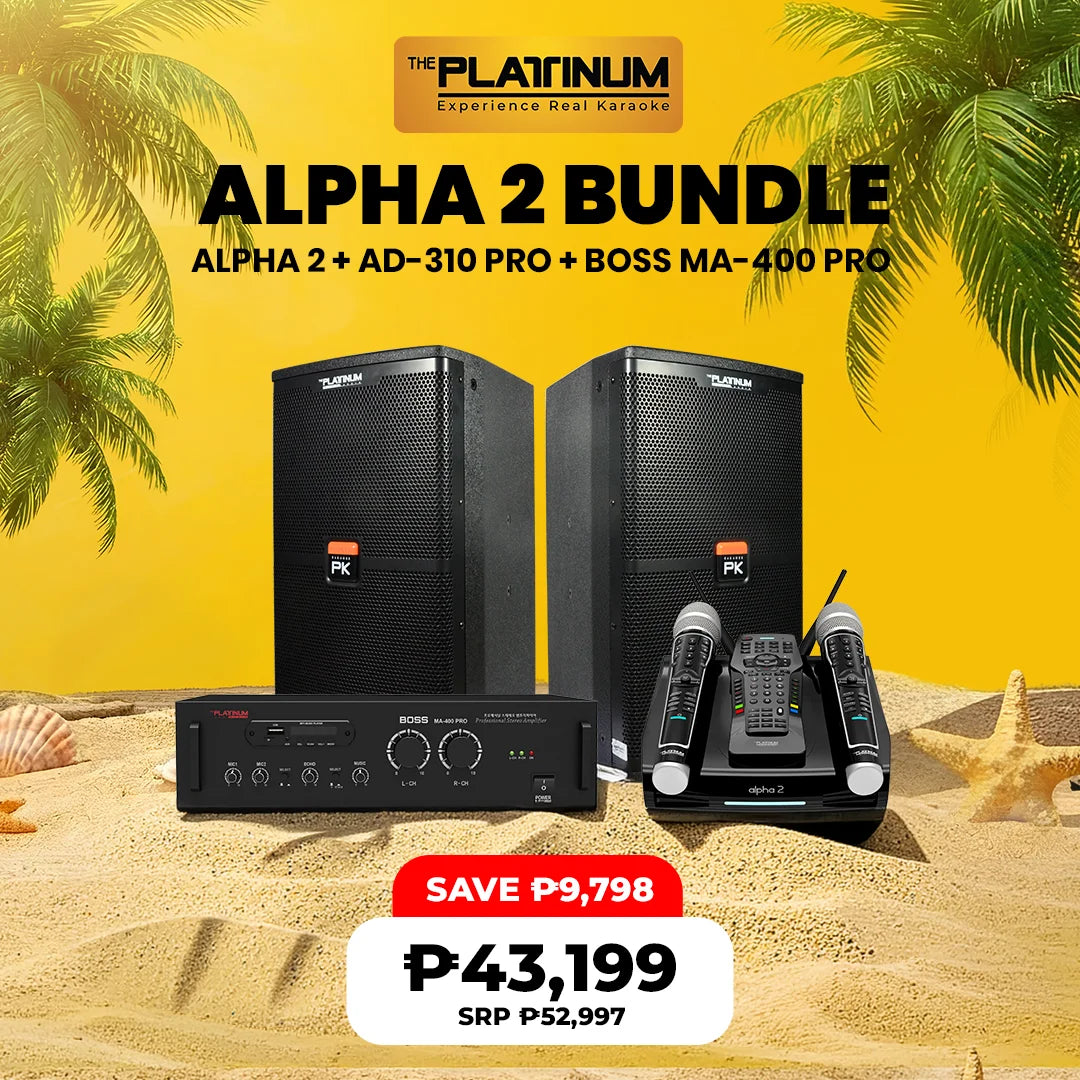 ALPHA 2 + AD-310 PRO + BOSS MA-400 PRO Bundle