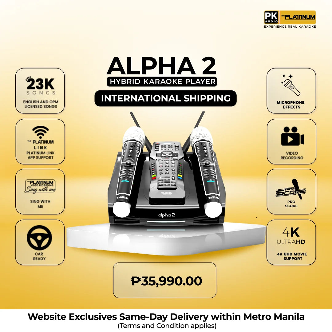 Alpha 2 - International Shipping