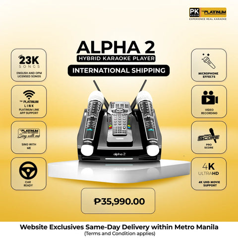 Alpha 2 - International Shipping