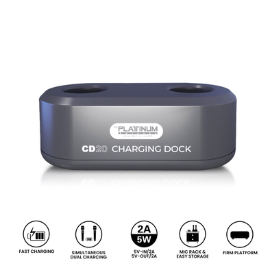 Platinum Karaoke CD20 - Microphone Charging Dock