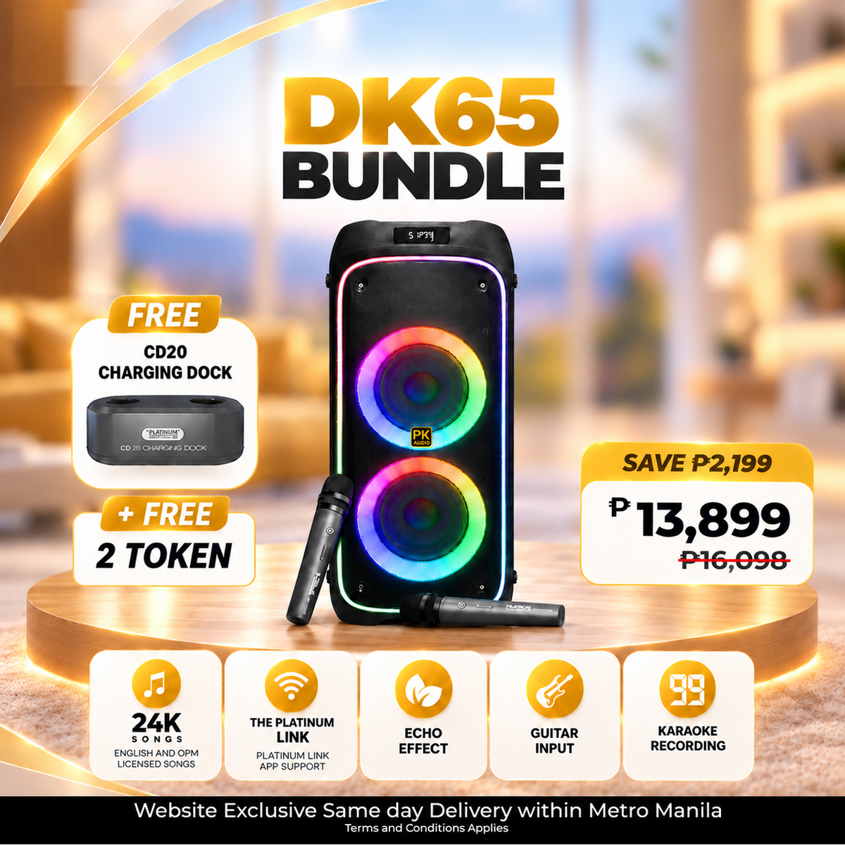 DK65 + Free 2 Token with CD20 Bundle