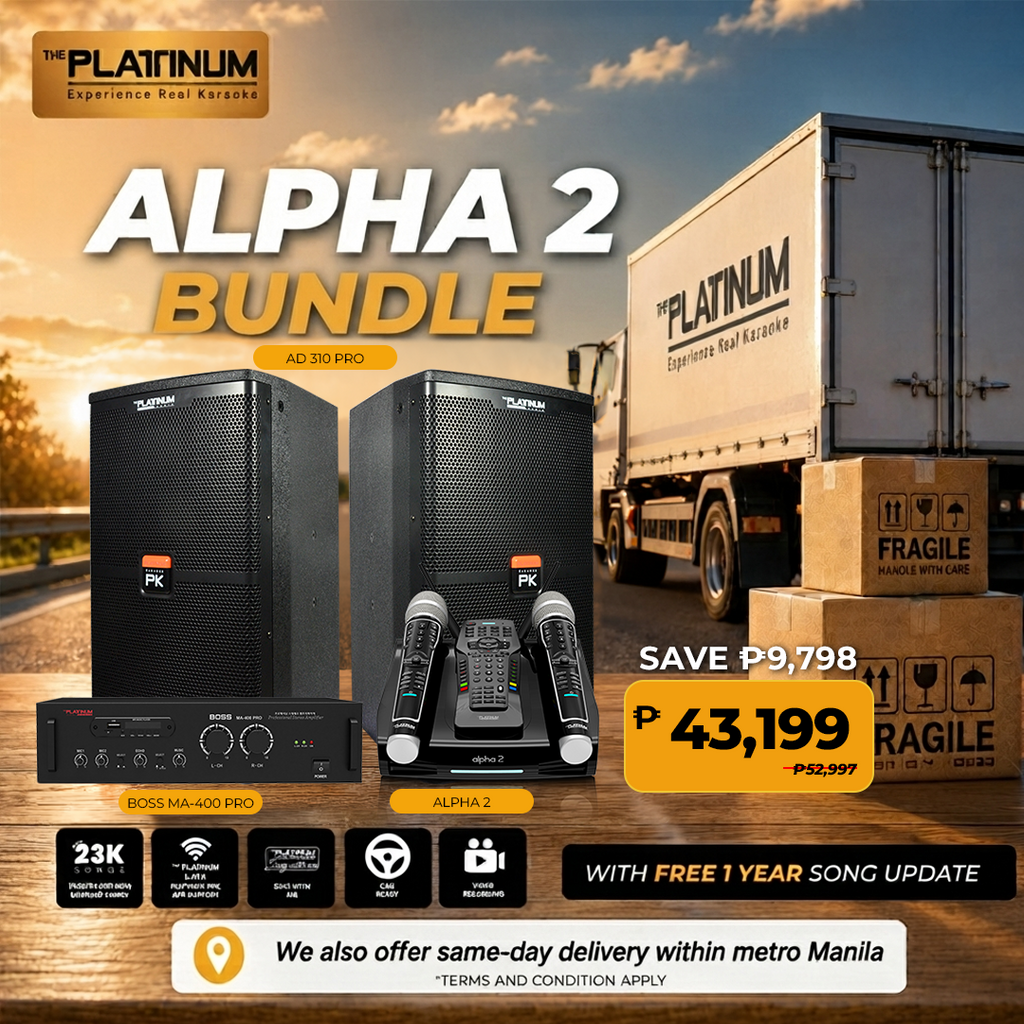 ALPHA 2 + AD-310 PRO + BOSS MA-400 PRO with 1 Year Song Update Bundle