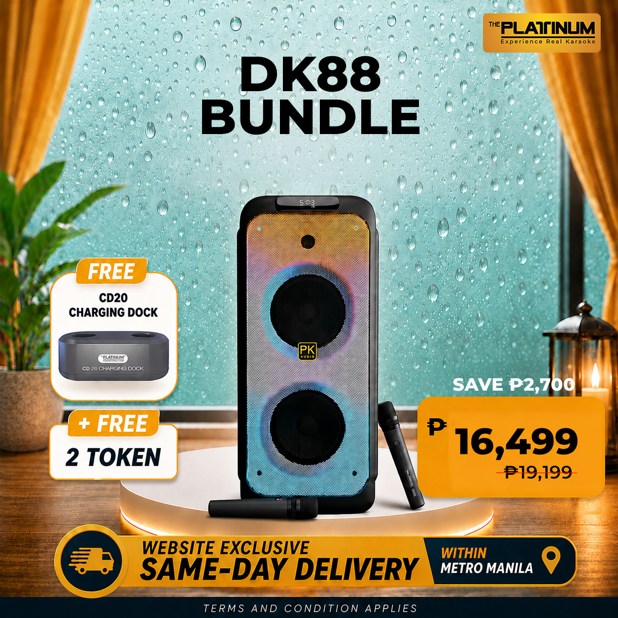 DK88 + Free 2 Token with CD20 Bundle