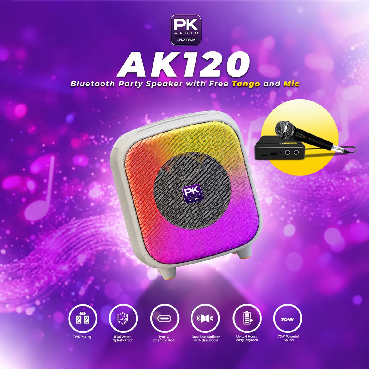 AK120 Bluetooth Party Speaker