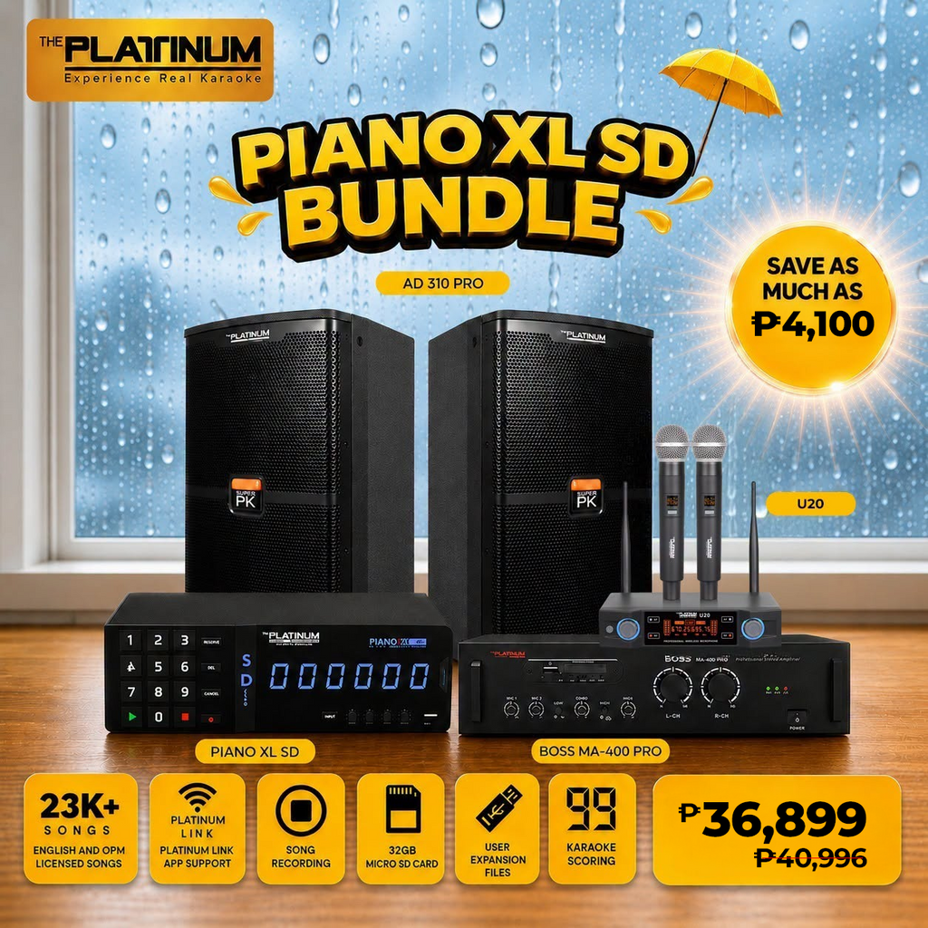 Piano XL SD + AD-310 PRO + BOSS MA 400 PRO + U20 - Bundle