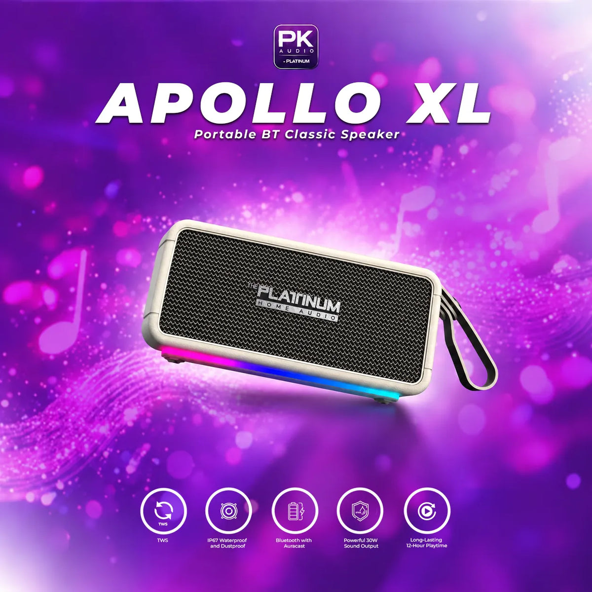 APOLLO XL Portable BT Classic Speaker