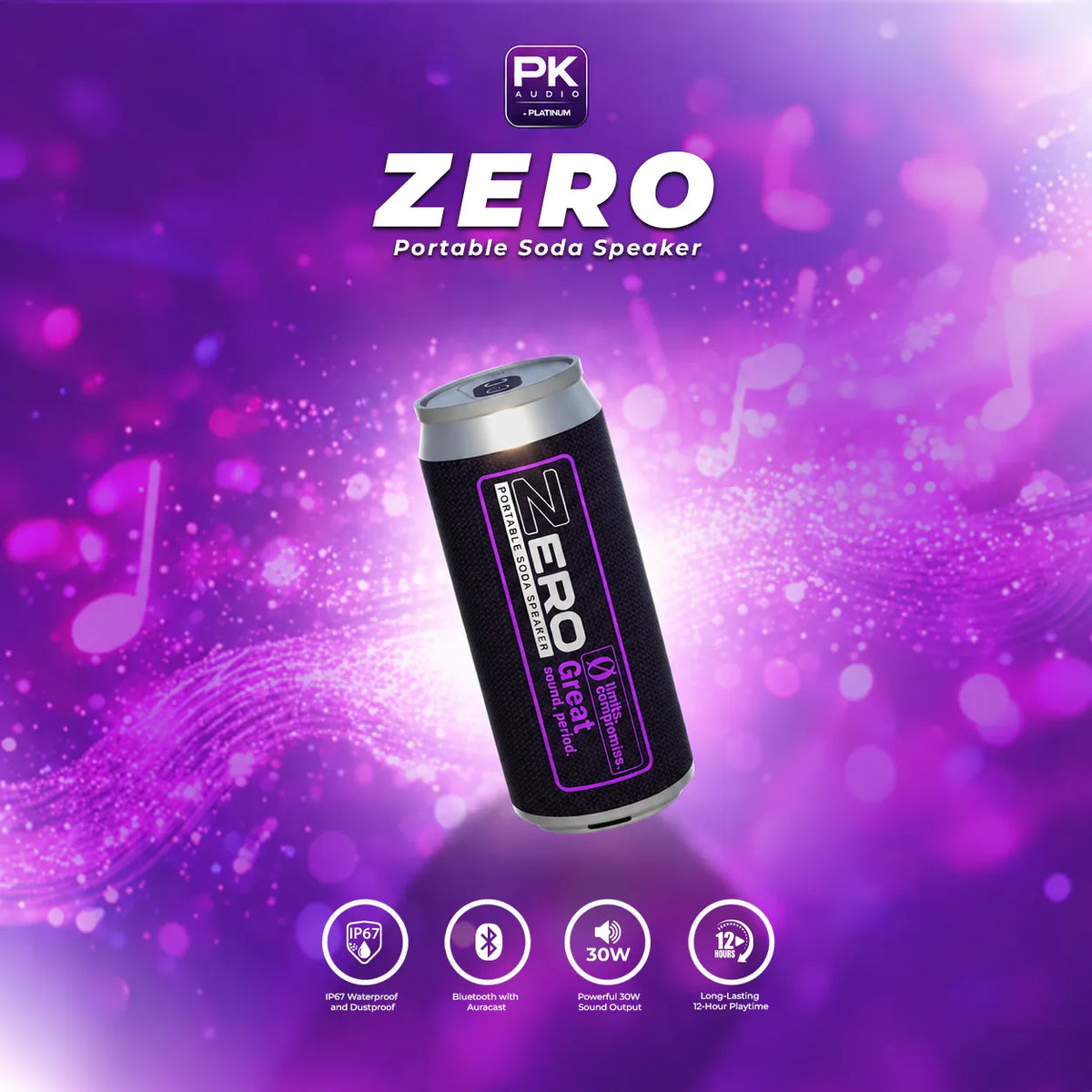 ZERO Portable Soda Speaker