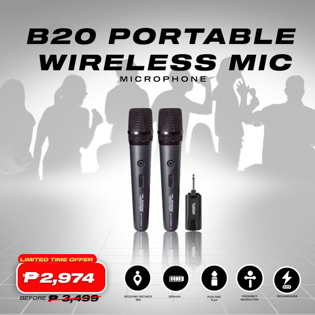 B20 Portable Wireless Microphone