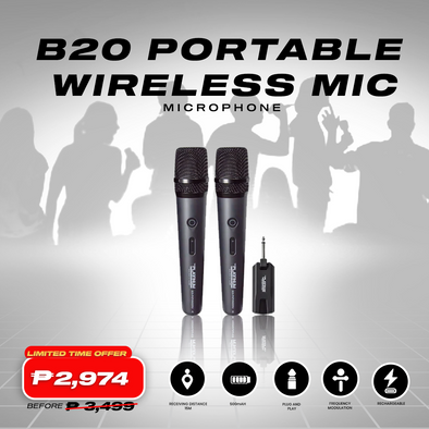 B20 Portable Wireless Microphone